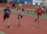 Lukas (l.) beim 50m Lauf.