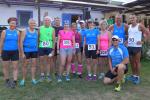 Die Gaensefurther vor ihrem Start zum 5. Pflakuma-Lauf in Großmühlingen: Sabine Börner, Jens-Uwe Börner, Jürgen Eisfeld, Nico und Kathleen Mahler, Stefanie Nowak, Stefan Berger, Katrin Winkler-Hindricks, Petra Becker, Maik Löwe, Josef Hindricks und Dirk Meier (v.l.n.r.)