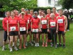 Beim Hopfenpokallauf kämpften diese Bode-Runners um Punkte für den Läufercup.