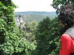 Der reizvolle Blick von der Bastei entschädigt für die Mühen.