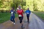 Harald Fümel hatte seine „Laufgruppe“ für den Selketallauf gefunden und freute sich über die angenehme Begleitung.