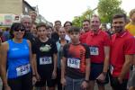 Bode-Runner Heike Lenz (l.) war in Lehrte als Betreuer des Gymnasiums und nahm auch selbst am 4km Lauf teil. 