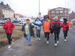 Nachdem in Aschersleben der 1. Stadtwerkelauf am 16.03.2006 gestartet wurde, setzten die Sportler nach Übergabe der Grußbotschaft bei den Stadtwerken Staßfurt ihren Lauf fort.