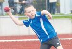 Im Ballweitwurf erreichte der 10-jährige Staßfurter eine Weite von 28,96 m. Foto: Sandra Arm