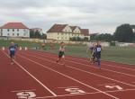 Lukas Ladehoff (l.) beim 50m Sprint.