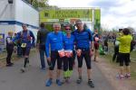 Das waren 6 Stunden harte Laufarbeit: Jens-Uwe und Sabine Börner haben Nico Mahler über 42,195 Kilometer begleitet. Schönes Auslauftraining nach den harten Wochen Salzland-Lauf-Vorbereitung.