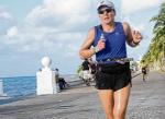 Warme Temperaturen, Palmen und das Meer in Sichtweite - all das konnte Stefanie Nowak erst nach dem Ironman-Wettbewerb bewundern.