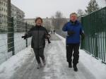 Seinem Enkel hat  es Joachim Rösler bewiesen- 2 km zu laufen sind für ihn kein Problem.