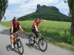 Am 2. Tag stand dann eine Fahrradtour von 42 km ohne Wertung auf dem Programm, die die beiden Damen sichtlich genossen. 