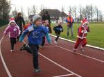 Der 6. Nikolauslauf begann mit der 200m Distanz der Vorschulkinder, die teilweise den ersten Laufwettkampf ihrer Lebens bestritten.