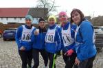 Fünf Bode-Runners, die ihre fünf Kilometer in Aderstedt glücklich absolviert haben: Nancy Bothe, Sandra Homann, Christa Fümel, Verena Hildebrandt und Kathleen Mahler (v.l.).