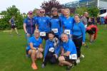 Diese Gruppe der Bode-Runners wollte sich den spektakulären Lauf auf der Kali-Abraumhalde in Zielitz nicht entgehen lassen.