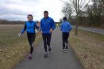 Gesucht und gefunden – Sylvia Köhn und Josef Hindricks absolvierten den Halbmarathon locker unter zwei Stunden.