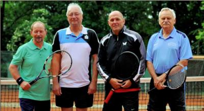 Mannschaft Herren 50 v.l. Andreas Trensinger, Ingo Becker, Steffen Mattheis, Achim Engel