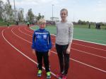 Jan H&uuml;bner und Chenoa-Leonie Gehrmann  absolvierten in Sch&ouml;nebeck schon den 2. Wettkampf in der diesj&auml;hrigen Freiluftsaison. 