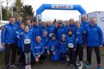 Es geht wieder los! Die laufhungrigen, punktejagenden Bode-Runners der Gaensefurther Sportbewegung vor dem Start zum 12. Süppling-Cross in Demker.