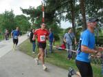 Dirk Meier kurz vor dem Ziel nach 10 km.