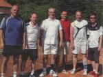 Die Herren der Gaensefurther Sportbewegung v.l. Steffen Mattheis, Andreas Trensinger, Manfred Rademann, Matthias Hackel, Mike Prüfer und Ronny Selig schnitten beim Mansfeld-Salzland-Cup sehr gut ab. Foto: Volksstimme von privat