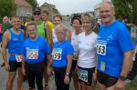 Die Gaensefurther Teilnehmer am Bollenlauf v.l. Jens-Uwe Börner, Ronald Rabenstein, Jörg Eisfeld, Renate Liedtke, Heidi Rabenstein, Sabine Börner, Petra Becker, Lutz Klauß.