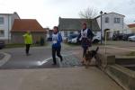 Zusammen mit Sabine Börner und Frauchen Renate Liedtke, hatte die junge Hündin Paula ihren ersten Wettkampf mit den Bode-Runners hoch motiviert zu Ende gebracht.