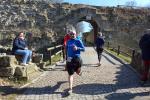 Stefan Sindermann auf dem Rückweg von der Burgruine Regenstein.