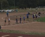 Beim 75m Sprint wurde Marc (5.v.l.) Vierter.