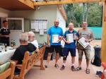 Die Platzierten v.l. Steffen Mattheis (3. Platz), Andreas Trensinger (1.), Hans-Georg Schneider (2.).