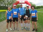 Vor dem Start in Quedlinburg v.l. Jens-Uwe Börner, Lutz Klauß, Steffen Schöler, Ina Schöler, Sabine Börner.