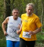 Jens-Uwe Börner (l.) war auf der 9,2km Strecke unterwegs.