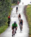 Alle Triathleten kamen trotz schlechter Bedingungen verletzungsfrei ins Ziel. Foto: Ottfried Junge