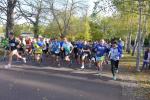 Start der 154 Teilnehmer zum 10. Solvay-Lauf in Bernburg.