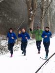 Ohne den Blick auf Platzierungen und Zeiten lässt sich der Lauf in klarer Winterluft so richtig genießen.