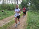 Petra Becker teilt sich ihre Kräfte für die 25km Strecke ein.