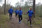 Lutz Klauß, Sylvia Köhn, Kathleen Mahler und Kirsten Geist v.l.hatten Spaß an diesem stressfreien Lauf.