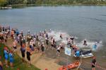 Schwimmwettbewerb im Löderburger See über 500m bzw. 1,5km.