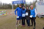 Stefan Otto, Sabine Börner, Hilde Gaede und Jens-Uwe Börner vor dem Start (v.l.)