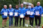 Was für eine Ausbeute! Alle Platzierten von links nach rechts: Jens-Uwe Börner, Renate Liedtke, Kathleen Mahler, Jürgen Günther, Sandra Homann, Kirsten Geist und Olaf Bothe.