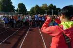 Start zum 8. Wertungslauf des Gaensefurther Läufercups mit 8 Teilnehmern unseres Vereins