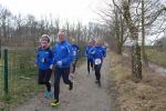 : Petra Becker, Jürgen Günther, Janine Wuwer, Christa und Harald Fümel von der Gaensefurther Sportbewegung (v.l.) hatten mächtig Spaß auf ihren 1,5-Kilometer-Runden durch den Wildpark Weißewarte. Becker, Wuwer und die beiden Fümels liefen für das Team Ergotherapie Grabert, welches am Ende den dritten Platz in der Mannschaftswertung belegte.