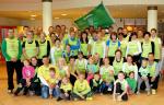 Starter der Laufgruppe 'Bördeläufer'. Mit dabei vier Bode-Runners der Gaensefurther Sportbewegung auf der Halbmarathondistanz und Fünf-Kilometer-Strecke. 