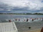 750m waren im ehemaligen Tagebau zu schwimmen.