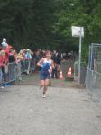 Für die 5 Kilometer Laufstrecke brauchte die Gaensefurther Triathletin 23:59 Minuten.