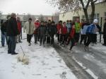 Start zum Staßfurter Silvesterkarpfenlauf 2009, an dem 7 Sportler der Gaensefurther Sportbewegung beteiligt waren.