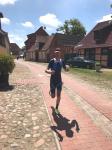 Torsten Blauwitz hat die 21 km Laufstrecke gut bewältigt.