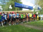 Start über die 15,4 km-Strecke. Mit dabei Jens-Uwe Börner.