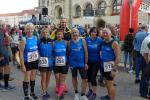 Ein Teil der Starter zum 24. Dessauer Rathaus-Center City-RUN: Renate Liedtke, Kirsten Geist, Sabine Börner, Jens Stampnik, Stefan Sindermann, Kathleen Mahler und Jens-Uwe Börner (v.l.)