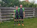 Annegret Wille und Olaf Moch vor dem Start in Rheinsberg.