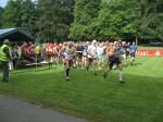 Start über 24,5 km auf dem Selketal-Stieg von Meisdorf bis Quedlinburg.