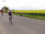 Die hochsommerlichen Temperaturen verlangten den Sportlern einiges ab. Toralf Schmidtschneider bewältigte die 22km Radstrecke in 48,13 Minuten.