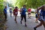 Kathleen Mahler beim Start über sechs Kilometer beim 40. Rudelsburglauf in Bad Kösen